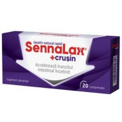 Sennalax Plus Crusin, 20 comprimate, Biofarm